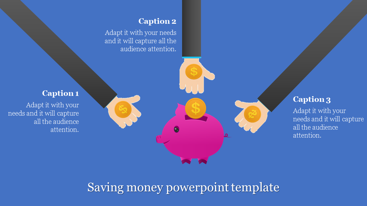 money powerpoint template-Saving money powerpoint template